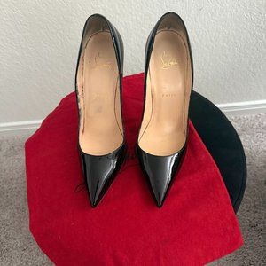 Christian Louboutin, Black, Size 40